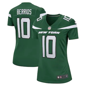 womens nike braxton berrios gotham green new york jets game